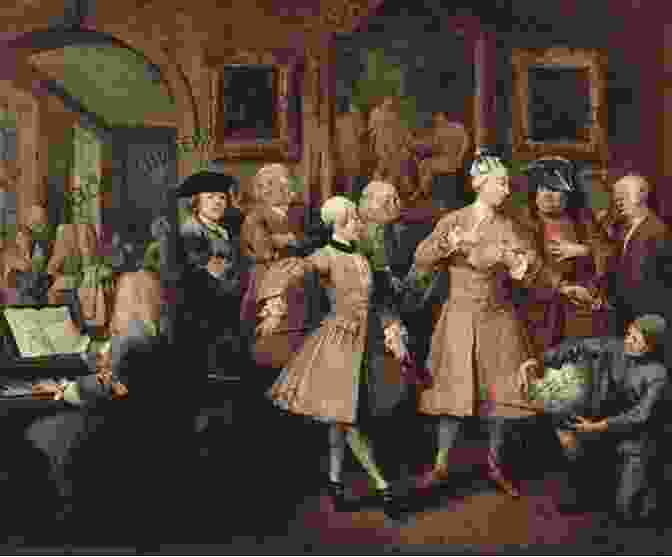 A Painting Of William Hogarth And His Companions On The Isle Of Sheppey, Surrounded By Humorous Characters And Scenes. The Five Days Peregrination Around The Isle Of Sheppey Of William Hogarth And His Fellow Pilgrims Scott Tothall Thornhill And Forrest