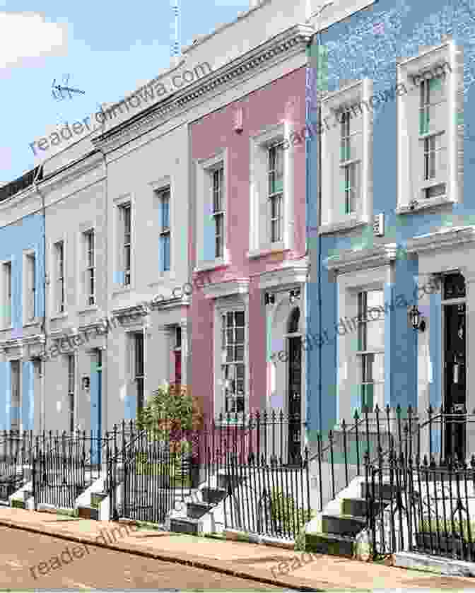 A Row Of Colorful Victorian Houses In Kensington Market, With Intricate Details And Vibrant Paint. Kensington Market: The Story Of A Toronto Neighbourhood