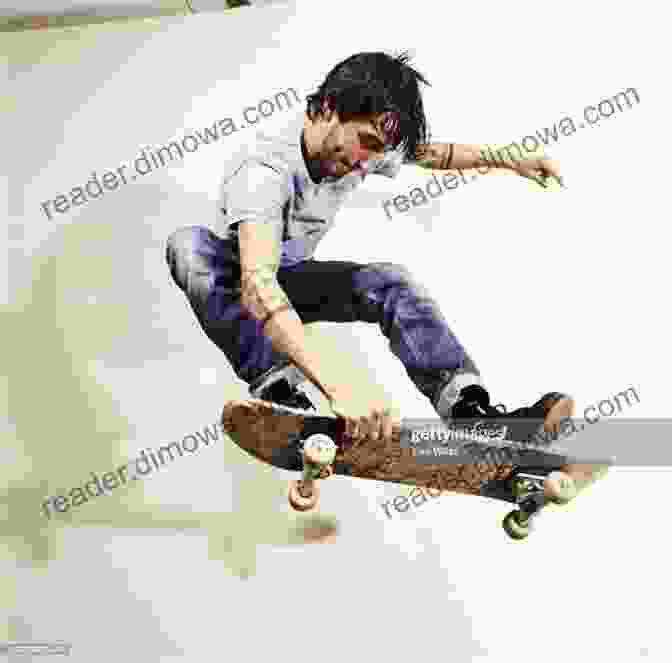 A Skateboarder Performing An Aerial Trick In Mid Air Just Skateboard Photos Big Of Photographs Pictures Of Skateboarding Skateboarders Vol 1