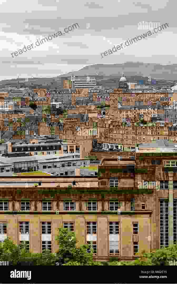 Aerial View Of Edinburgh's New Town, A UNESCO World Heritage Site Edinburgh New Town: A Model City