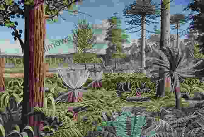 An Illustration Depicting The Diverse Paleoflora Of Late Cretaceous And Paleogene West Antarctica, Including Conifers, Ferns, And Angiosperms. Late Cretaceous/Paleogene West Antarctica Terrestrial Biota And Its Intercontinental Affinities (SpringerBriefs In Earth System Sciences)