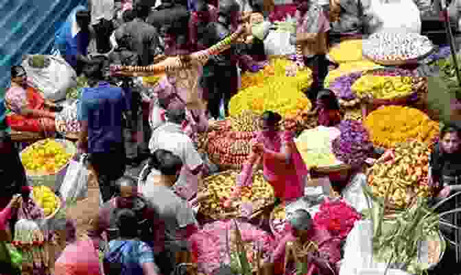 An Image Of The Author Exploring A Bustling Indian Market Subcontinental Drift: Four Decades Adrift In India And Beyond