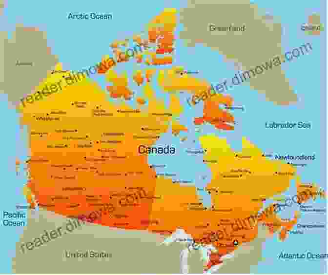 Map Of Canada With Place Names Canada: Place Name Game