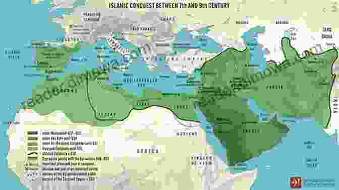 Map Of The Islamic Empire At Its Greatest Extent Empire Of The Islamic World (Great Empires Of The Past (Library))