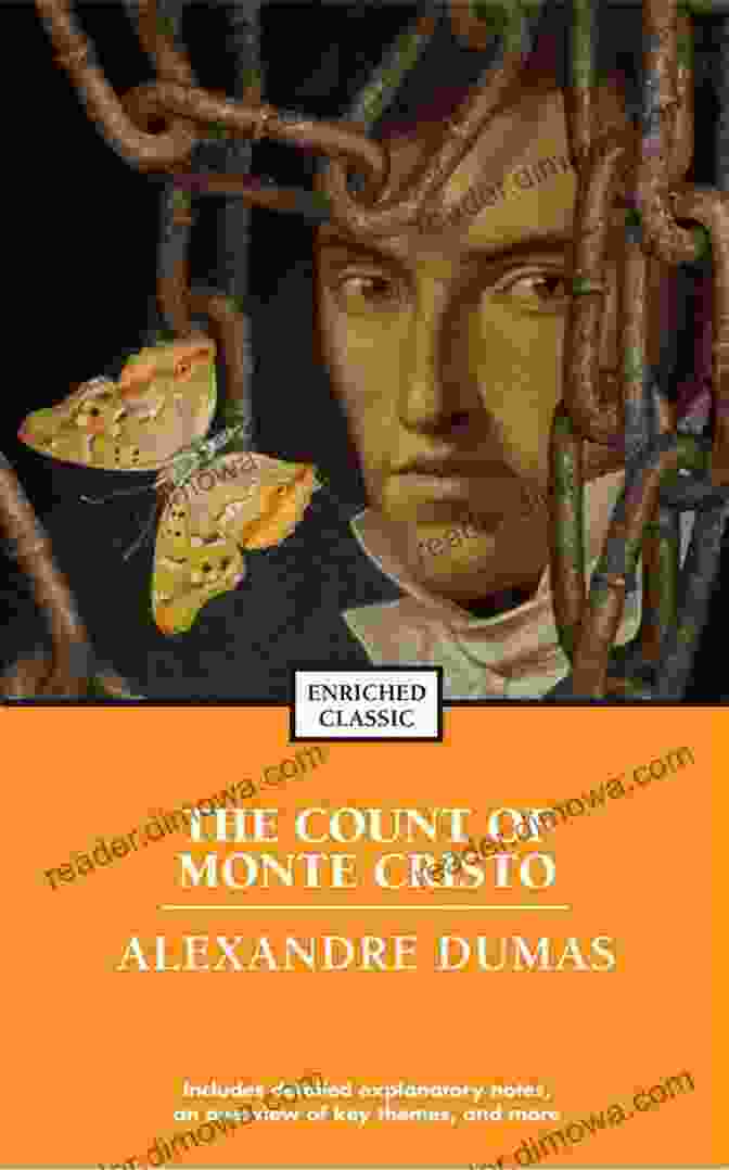 The Count Of Monte Cristo Book Cover, Featuring A Mysterious Man With A Sword And A Silhouette Of The Chateau D'If In The Background The Count Of Monte Cristo