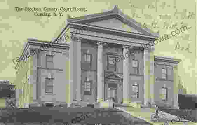 Vintage Postcard Of Steuben County Courthouse Angola And Steuben County In Vintage Postcards (Postcard History Series)